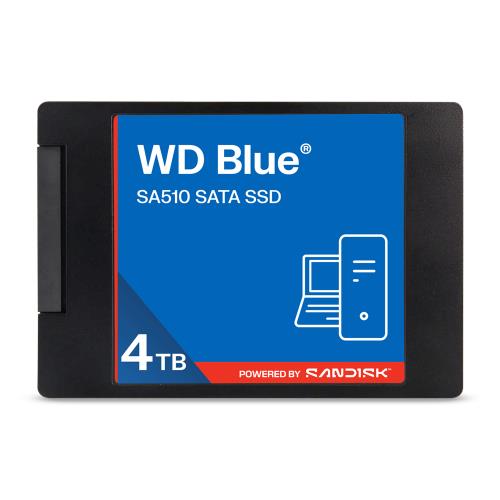 WD Blue SA510 4TB 2.5吋SATA SSD (WDS400T5B0A-00LMP0)|WD 威騰藍標