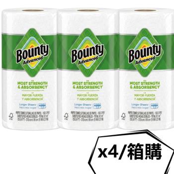美國Bounty 廚房紙巾(103片*3捲/組)*4組 箱購