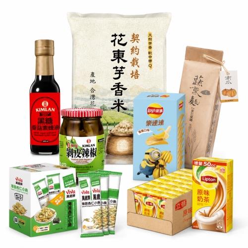 【中元普渡】闔家平安7件組(金蘭食品/樂事/靜思書軒/萬歲牌/三好米/立頓)