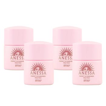 【SHISEIDO 資生堂】安耐曬輕親柔光敏感肌防曬露NA 12ML x 4