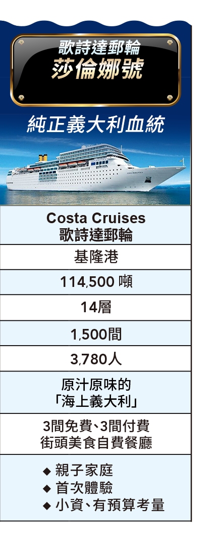 Costa歌詩達郵輪
