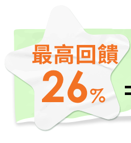 最高回饋