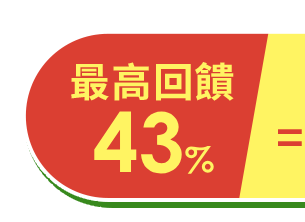 最高回饋30%
