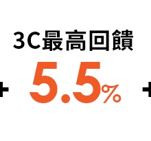 3C最高回饋