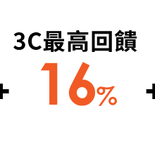 3C最高回饋