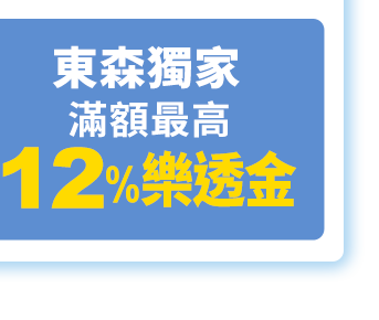 東森獨家滿額最高12%樂透金