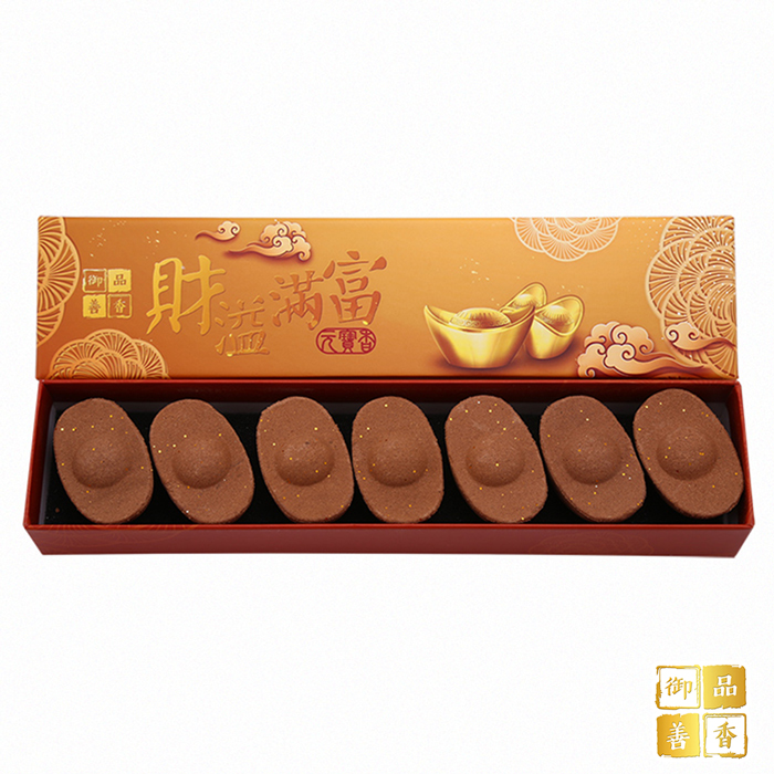 雨揚珍品】財溢滿富元寶香（7入/盒）|線香/塔香/宗教用品|ETMall東森購物網